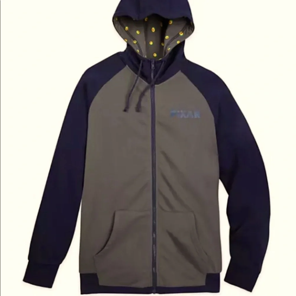 DISNEY PIXAR HOODIE BLUE & GREY WORLD OF PIXAR XXL. NEVER WORN NWOT - Picture 14 of 14